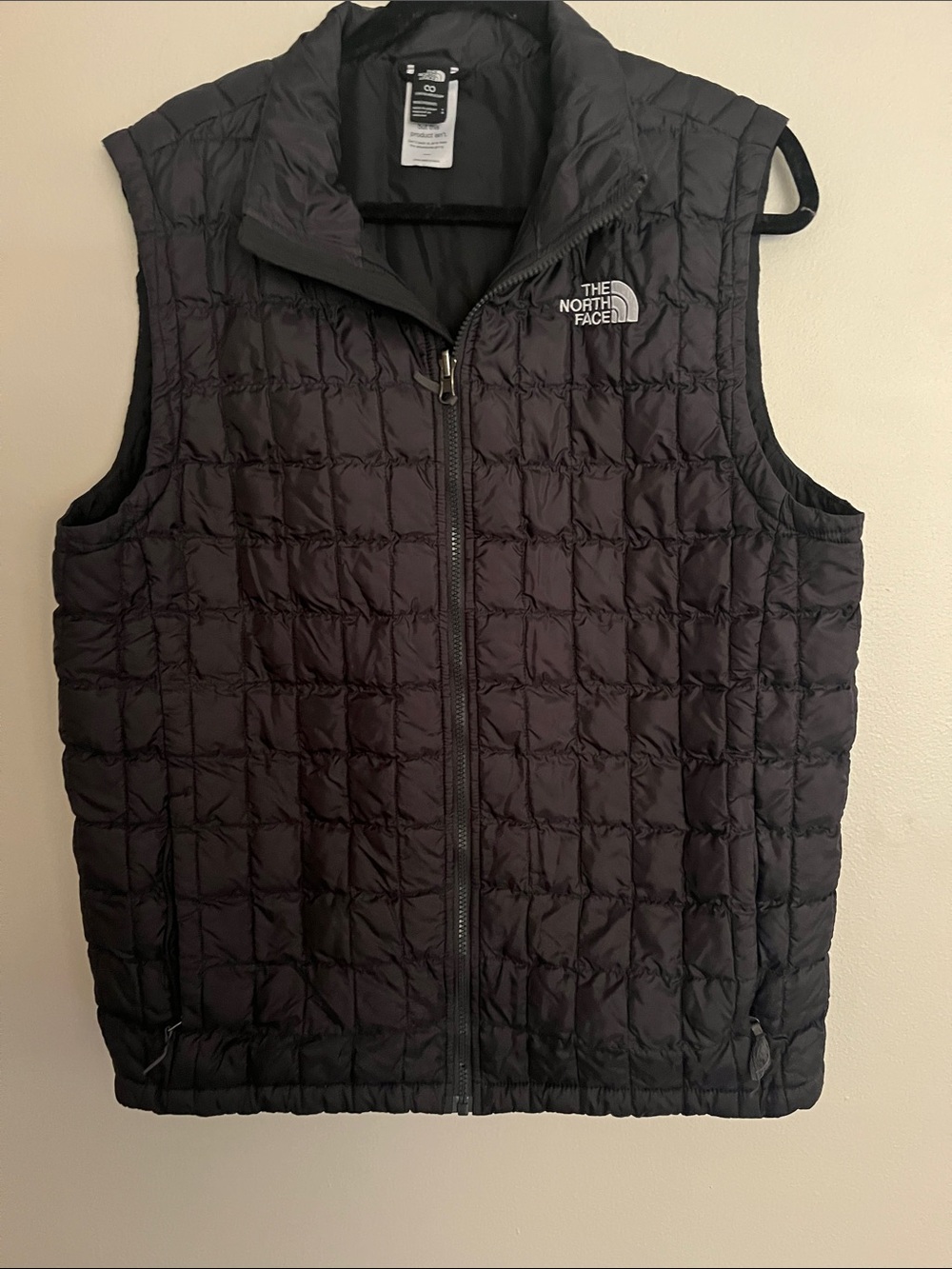 The North Face Black Quilted Insulated Vest